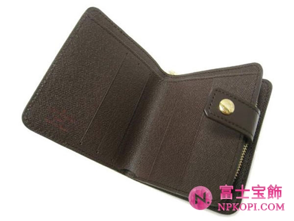 (LOUIS VUITTON)ルイヴィトン ブランドコピー ダミエ財布 コンパクトジップ N61668